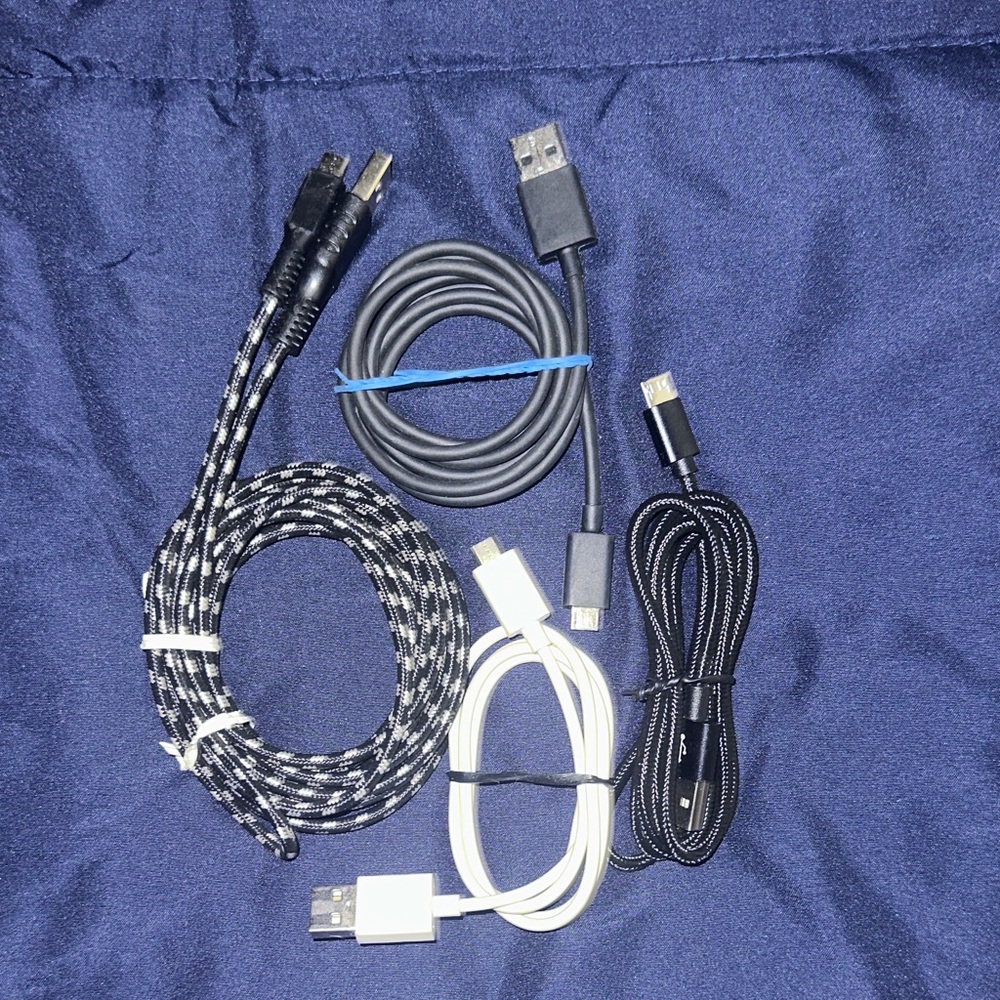 FINAL CHANCE USB Type-C to USB-A charging cord bundle